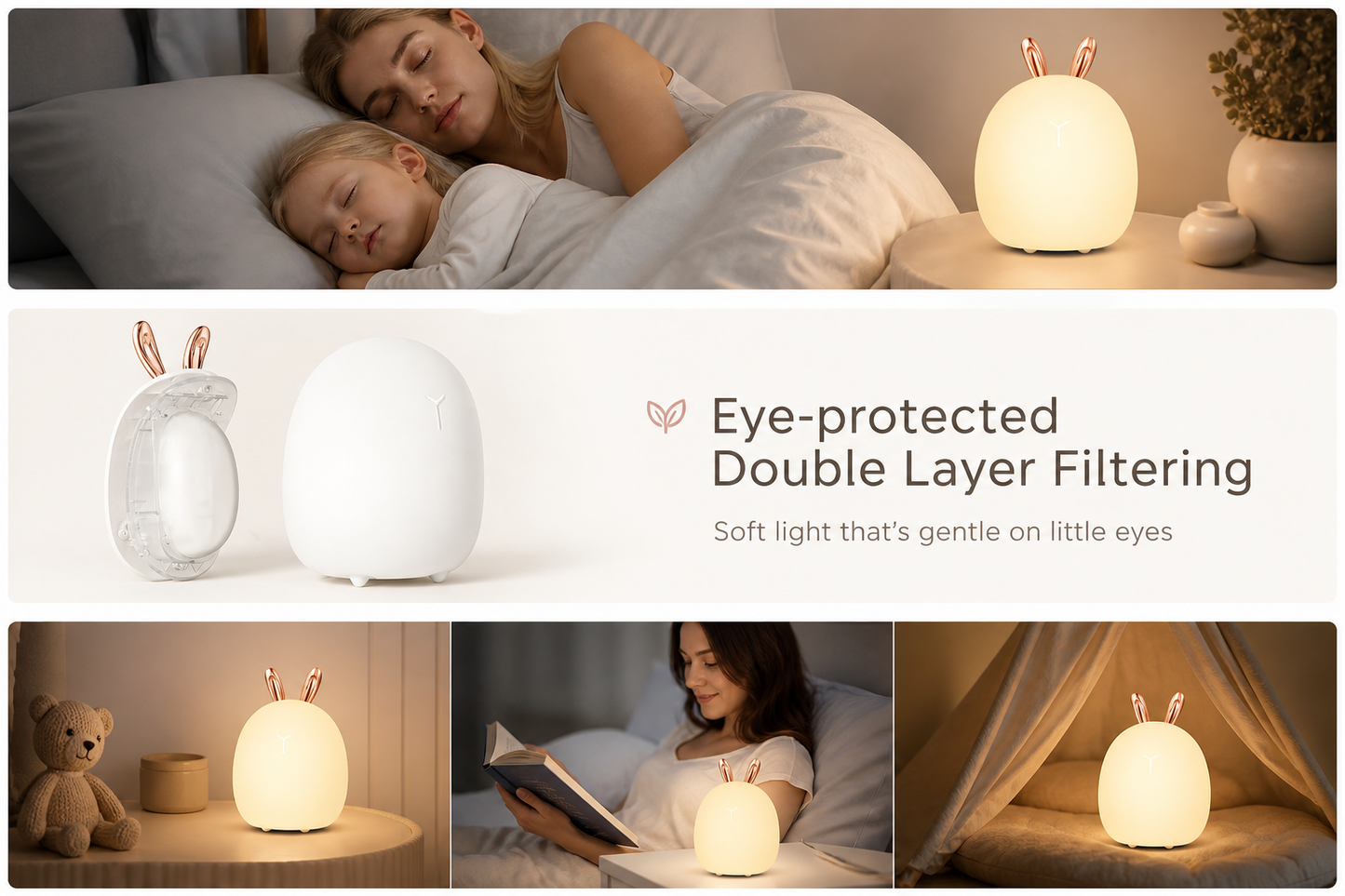 DreamNest™ GentleGlow Baby Night Light