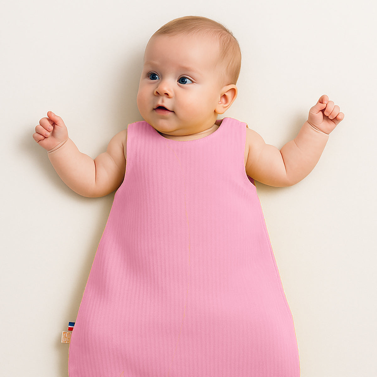 Organic Cotton Summer Sleeping Bag - Pink