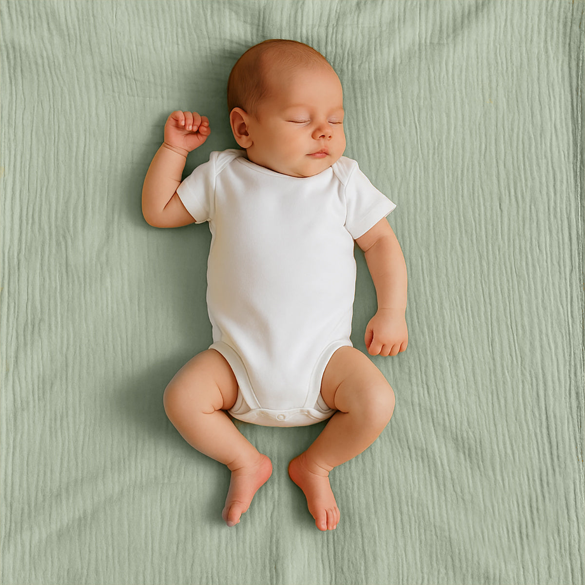 Maxi Organic Cotton Swaddles - Green
