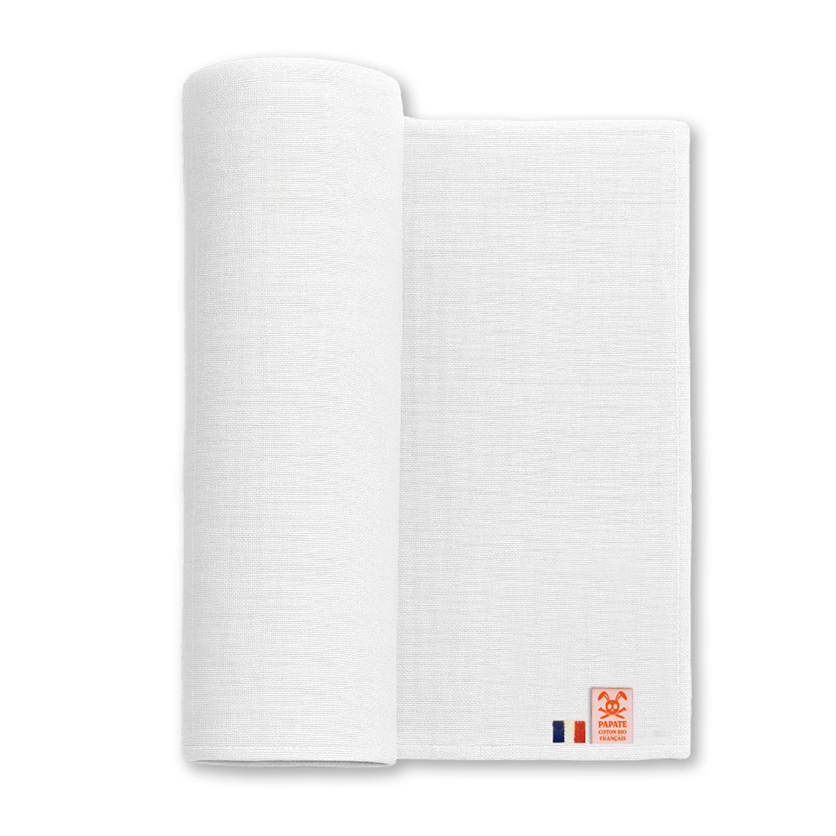Maxi Organic Cotton Swaddles - White